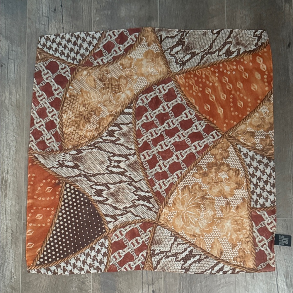 Patchwork Patterned Scarf